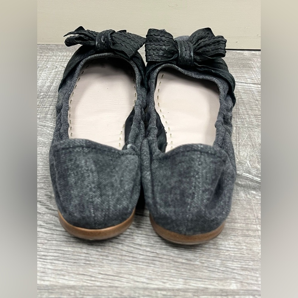 Miu Miu Denim Bow Flats - Picture 4 of 6